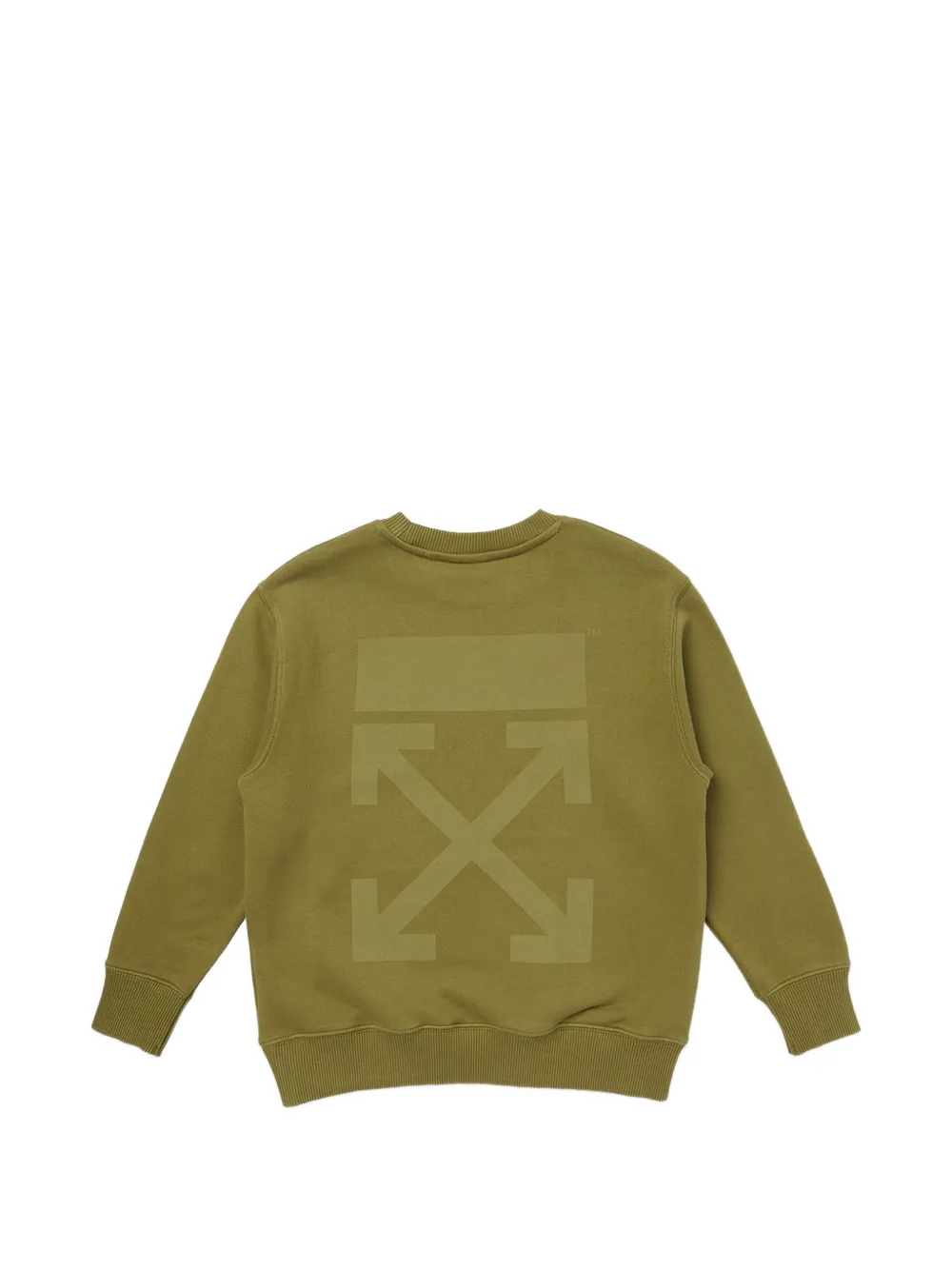 Off-White Kids Trui met Arrows-patroon Groen