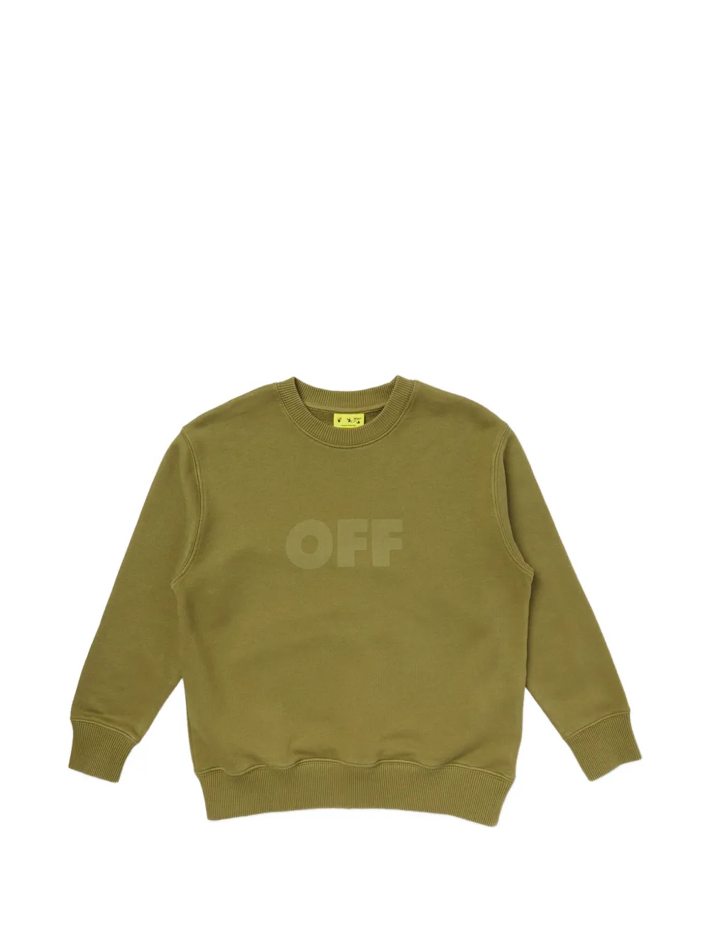 Off-White Kids arrows motif sweater - Verde