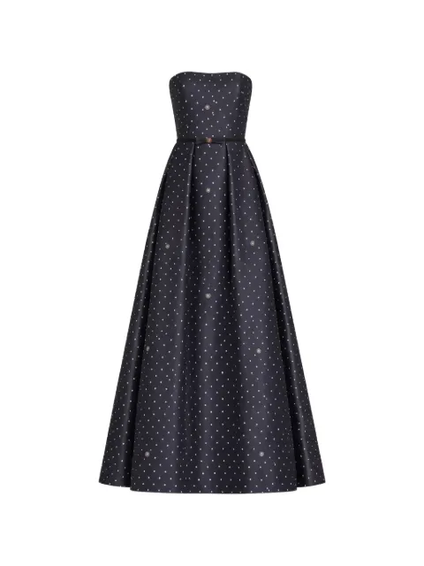 Elie Saab polka-dot belted dress