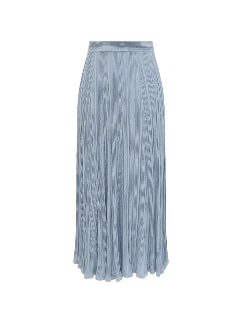 ZIMMERMANN Aster metallic-knit skirt