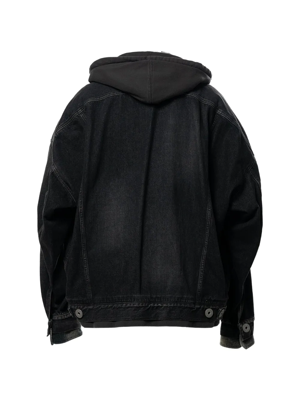 Maison MIHARA YASUHIRO Denim jack Zwart