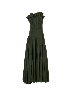 alicia silverstone green dress Aje - Cherished Puff Sleeve Midi Dress main image 1