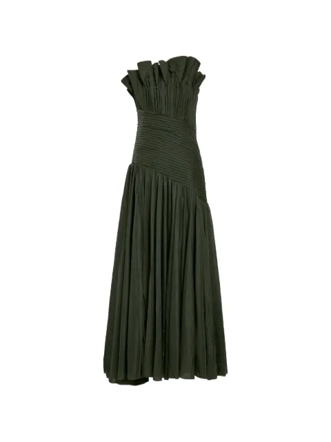 Aje Aquiline ruffled pleated dress