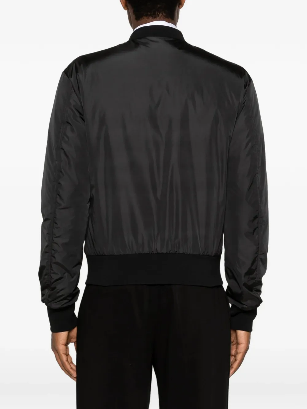 Dolce & Gabbana Bomberjack met logoplakkaat Zwart