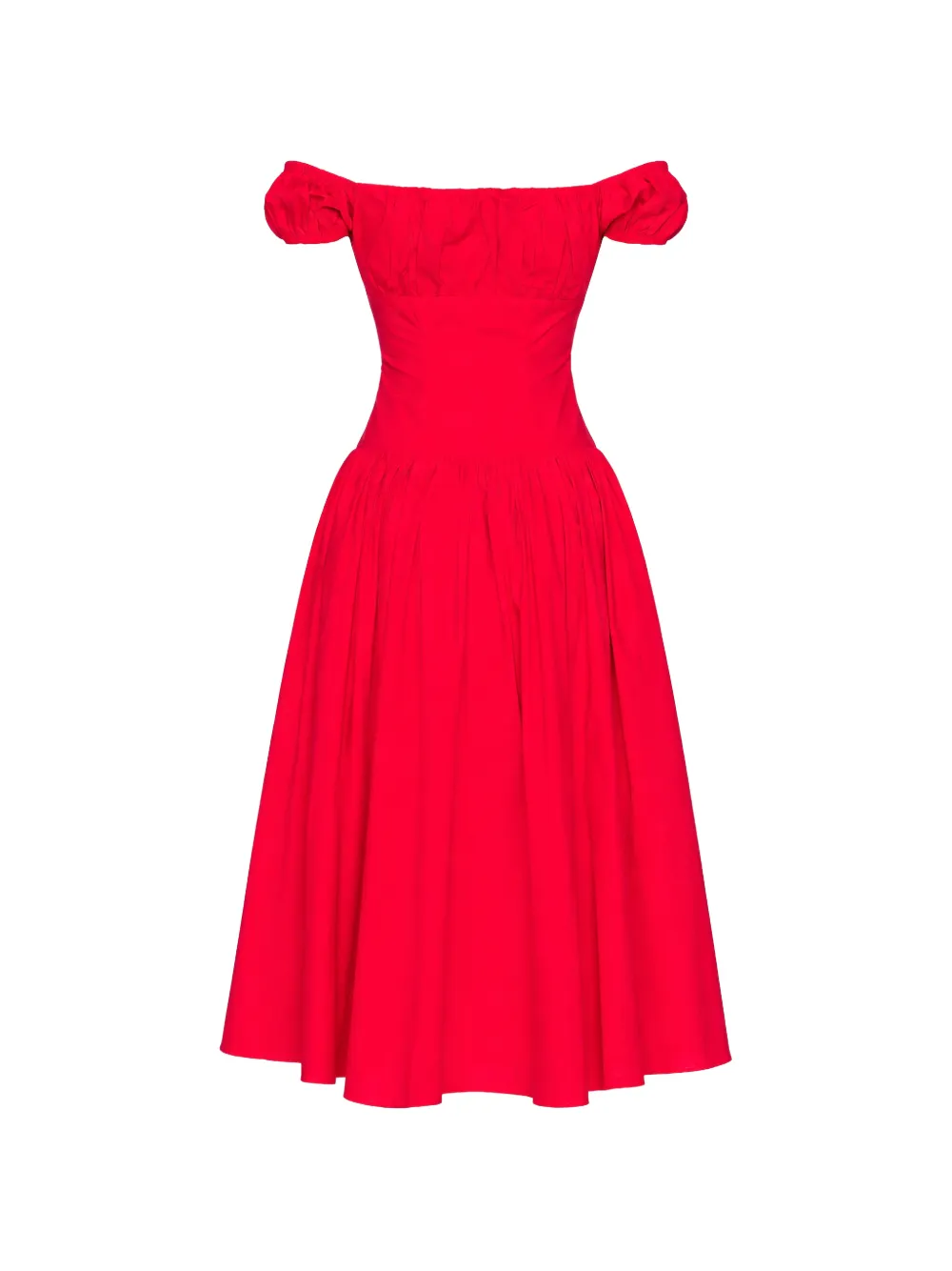 Caroline Constas Augusta drop-waist dress - Rosso