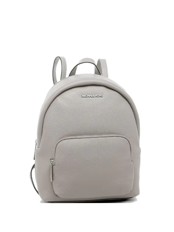 Michael Kors Pearl Grey Erin Medium Pebbled Leather Backpack MICHAEL Michael Kors  main image 3