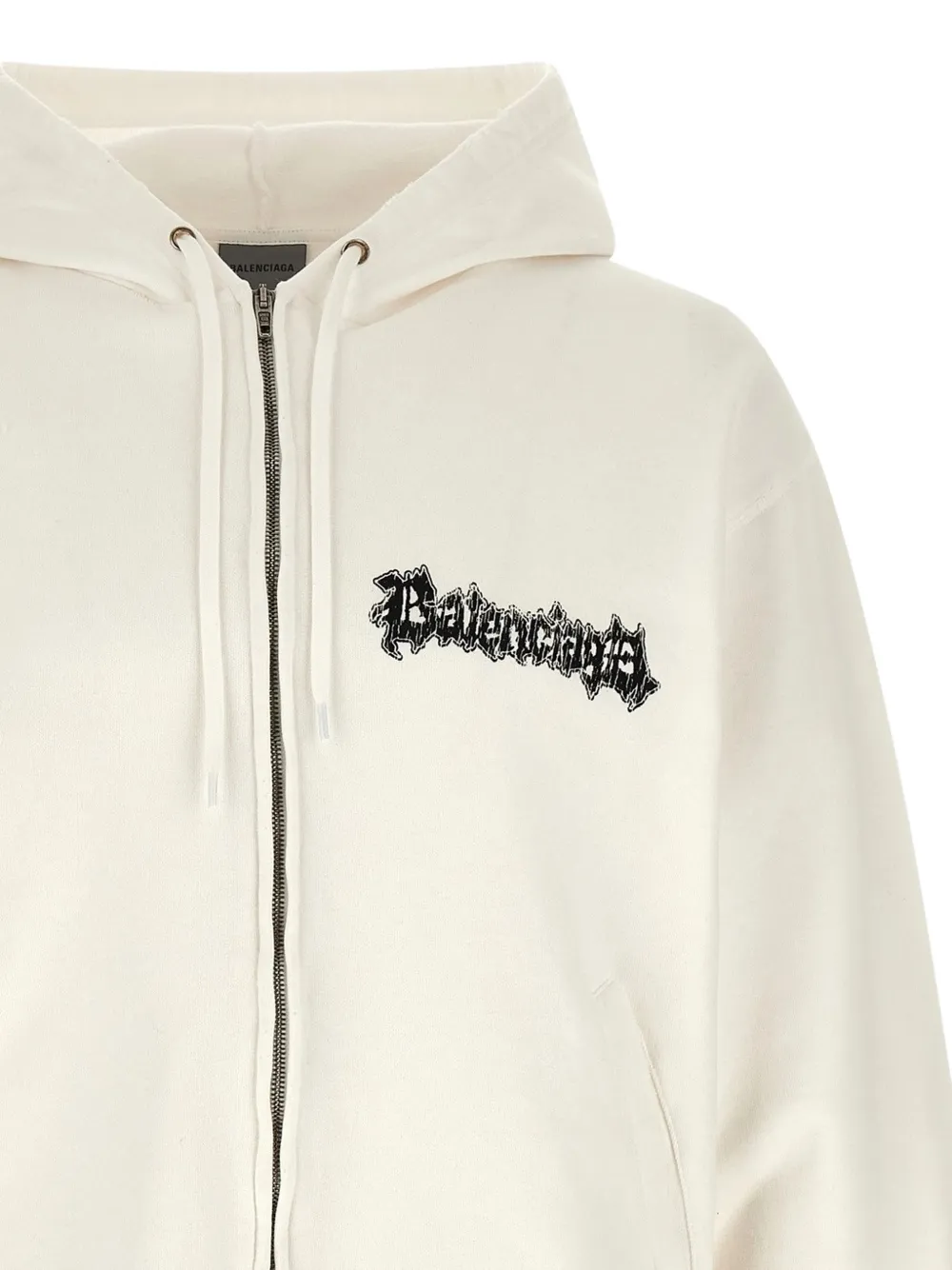 Balenciaga グラフィック ジップパーカー | ニュートラル | FARFETCH JP