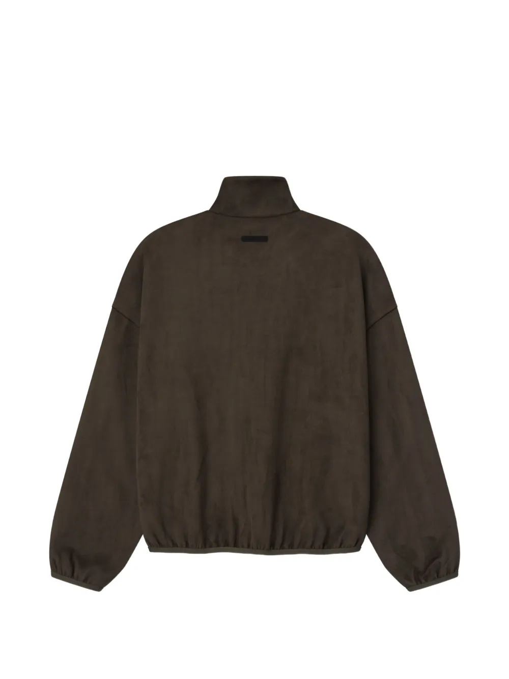 FEAR OF GOD ESSENTIALS jack met geborduurd logo Bruin