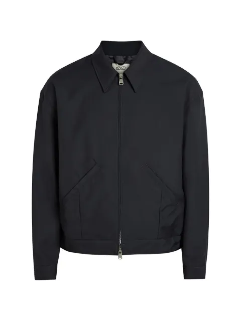 Valstar zip-up spread-collar jacket