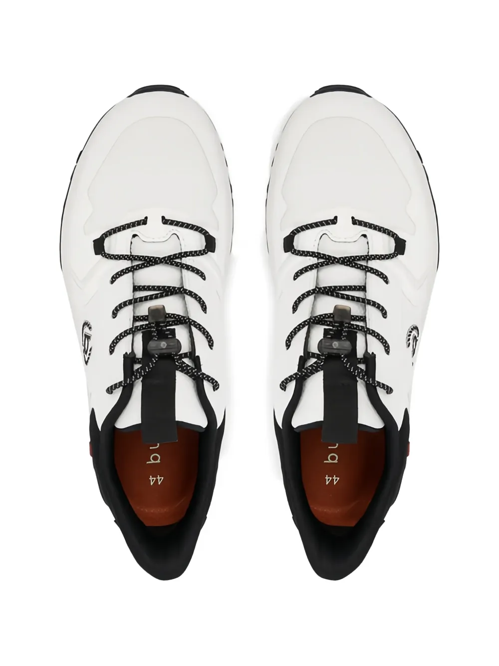 Bugatti Sneakers met vlakken en houtje-touwtje sluiting Wit
