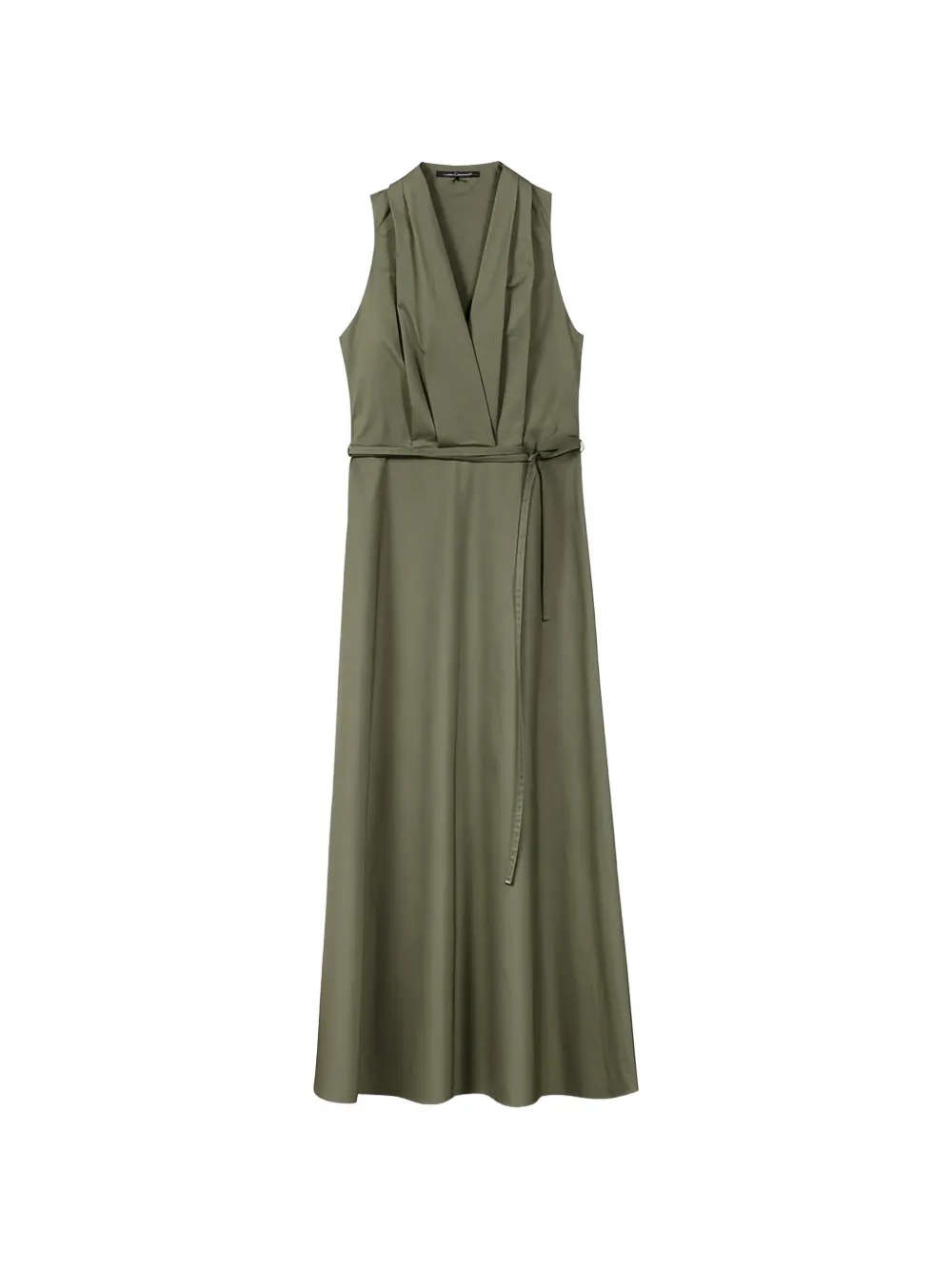 Luisa Cerano belted wrap dress - Verde