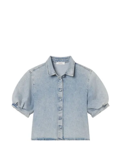 FRAME Billow puff-sleeve shirt