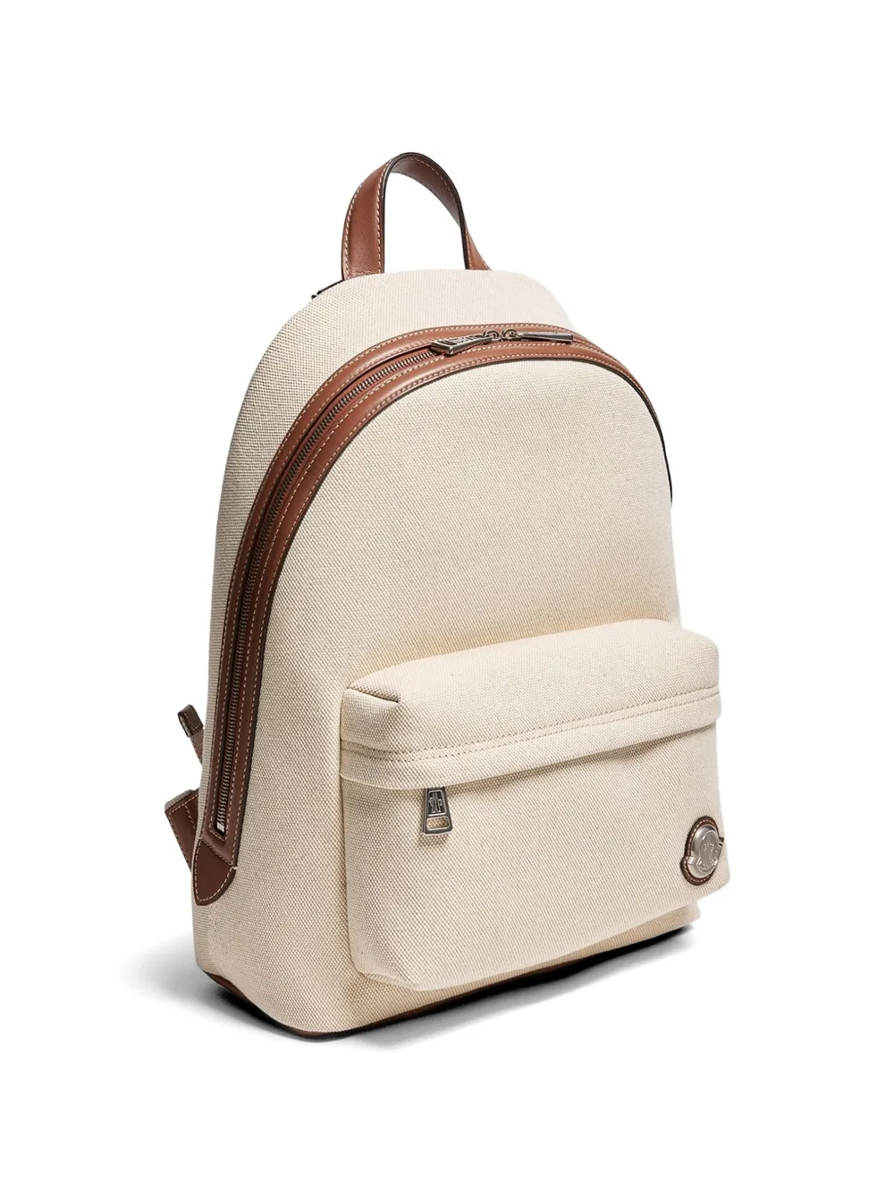 Moncler Carlo rugzak met logopatch Beige