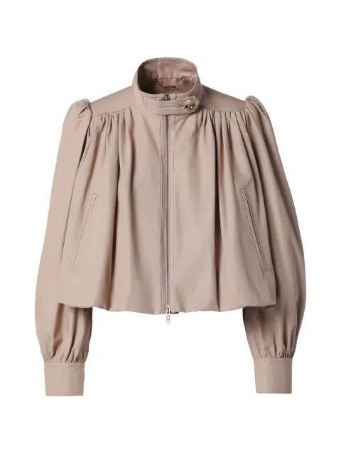Chloé gathered puff-sleeve jacket