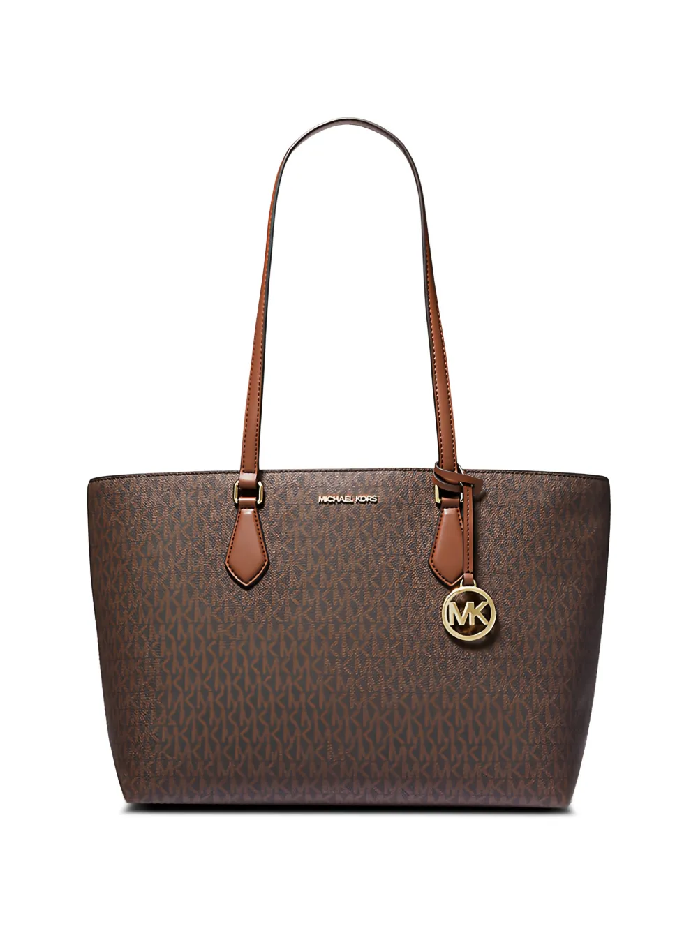 Michael Kors large Sheila monogram tote bag - Marrone