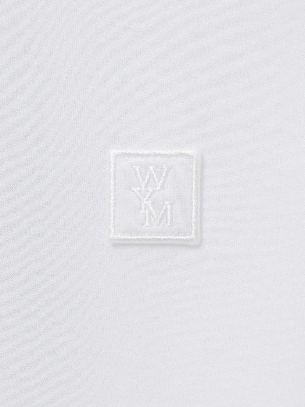 Wooyoungmi T-shirt met logopatch Wit
