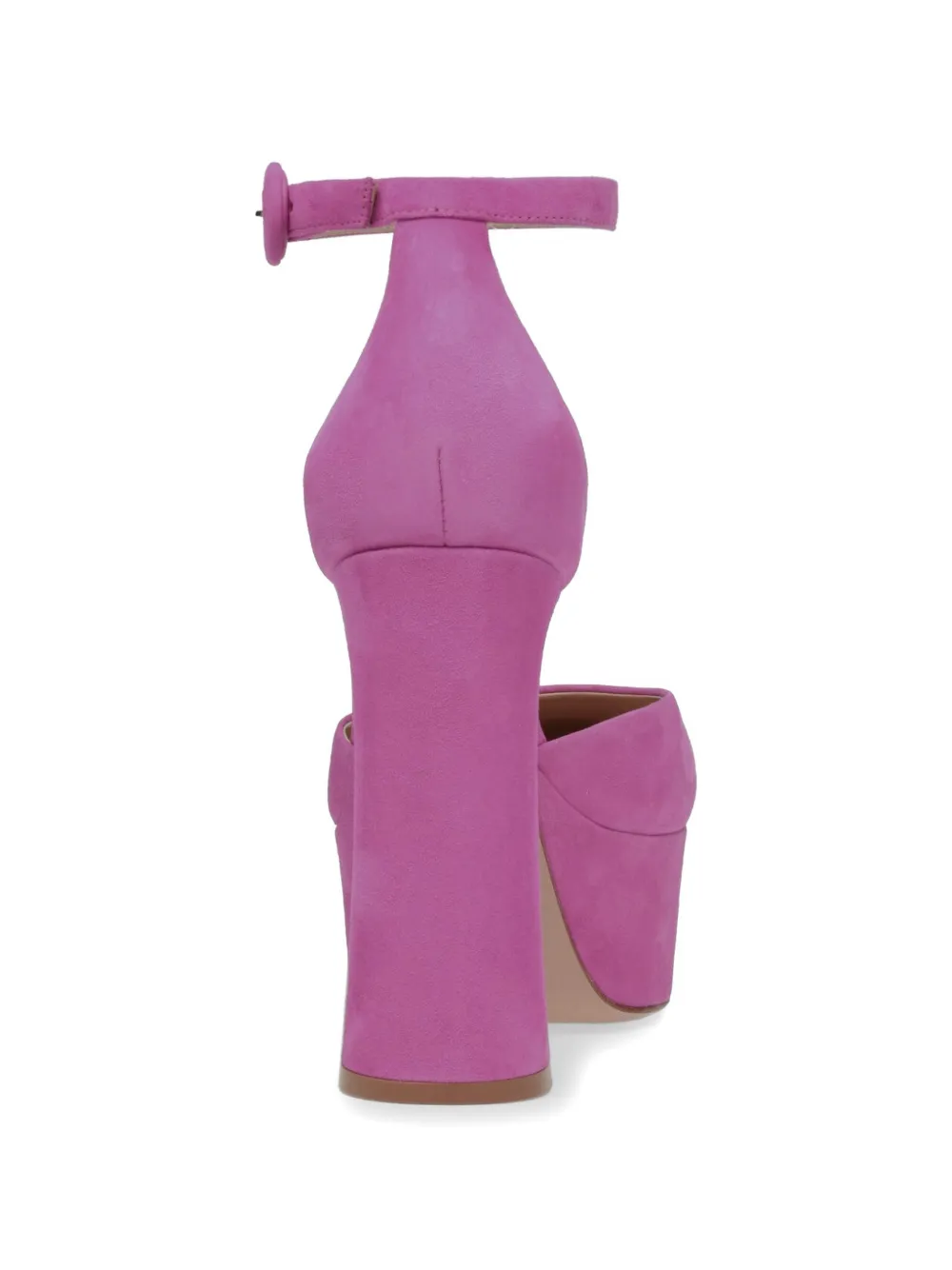 Gianvito Rossi platform ankle-strap pumps Roze