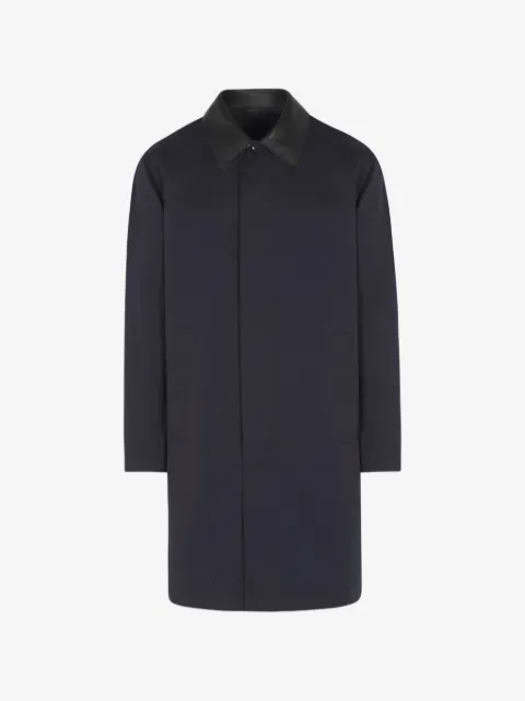 Brioni Jas met leren kraag