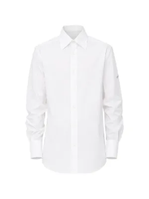 ブルネロクチネリ レジャーフィット ブラウス・シャツ(レディース CUCINELLI(ブルネロクチネリ) BRUNELLO s 白 長袖 シャツ シルク混 リネン 麻 トップス