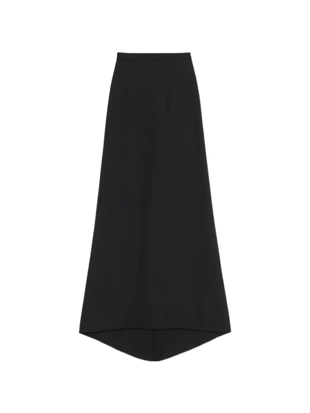 Valentino Garavani Cady Couture asymmetric long skirt - Nero