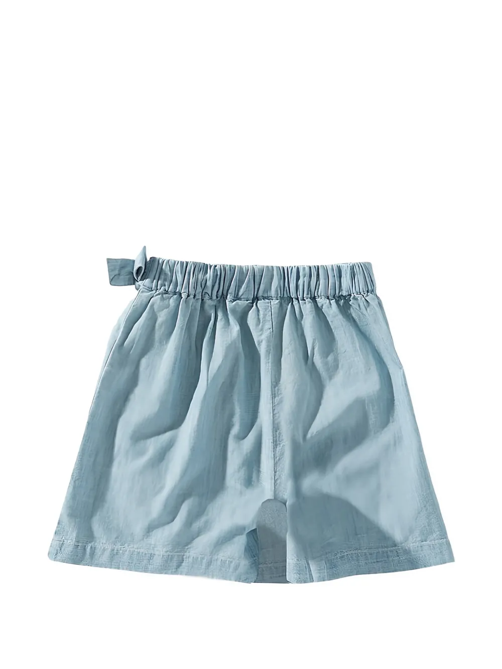 POLO RALPH LAUREN KIDS Chambray wikkelrok Blauw