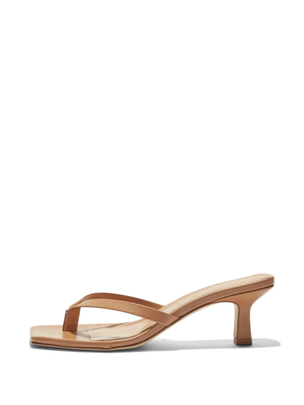 Aeyde Wilma square-toe sandals - Toni neutri