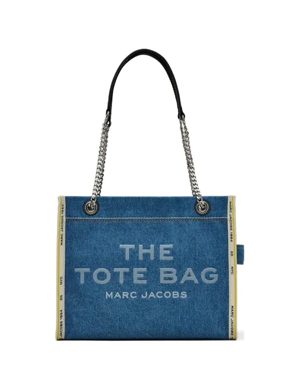 Marc Jacobs The Tote Bag デニムハンドバッグ | ブルー | FARFETCH JP