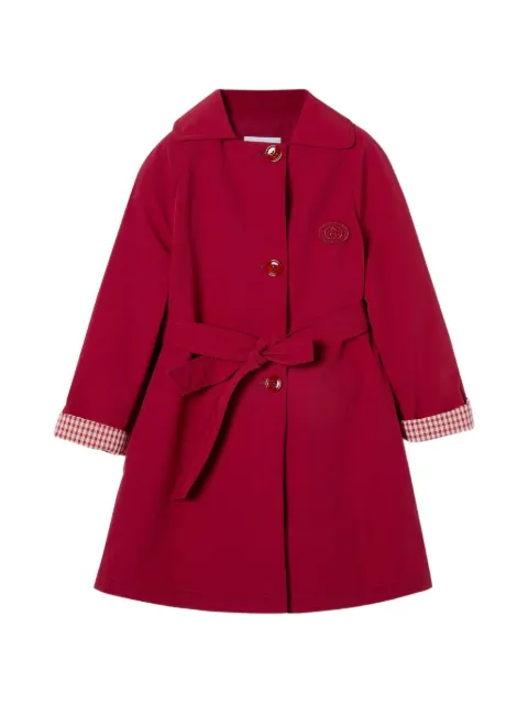Gucci Kids gingham-check interlocking jacket