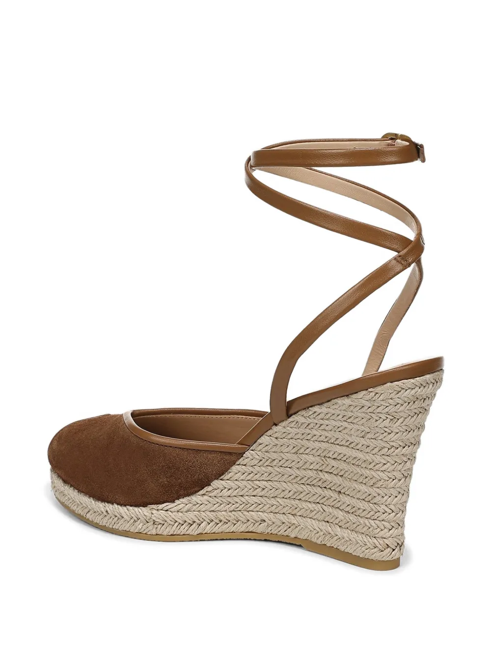 Veronica Beard Pasina suède espadrilles met sleehak Bruin
