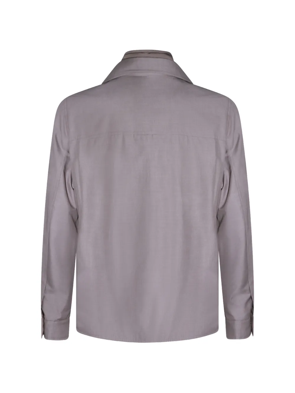 Moorer Katoenen shirtjack Grijs