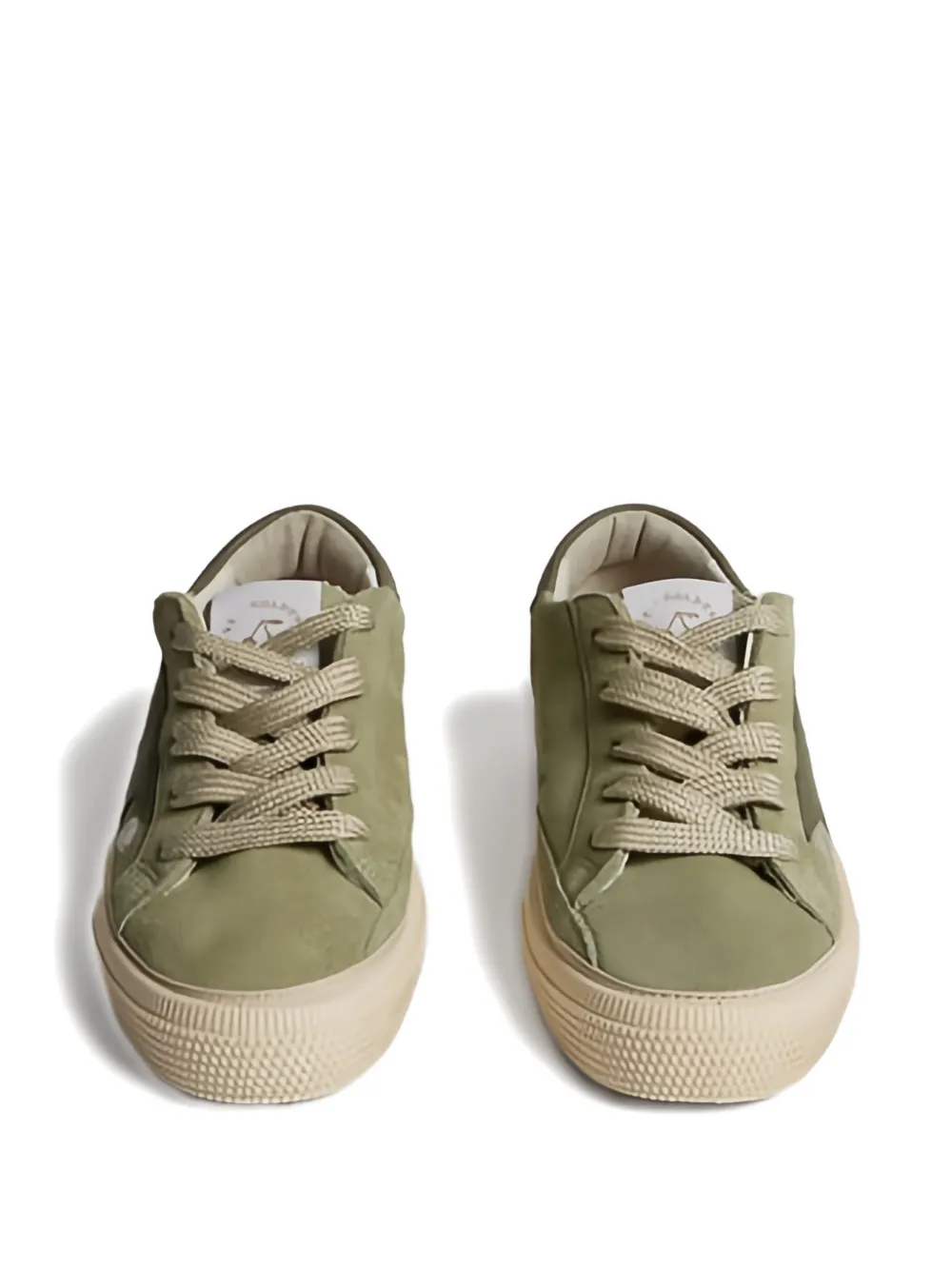 Bonpoint x Golden Goose sneakers met geborduurde bloemen Groen