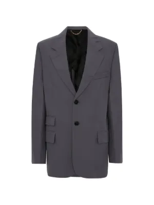 Victoria Beckham シングルジャケット | ブルー | FARFETCH JP