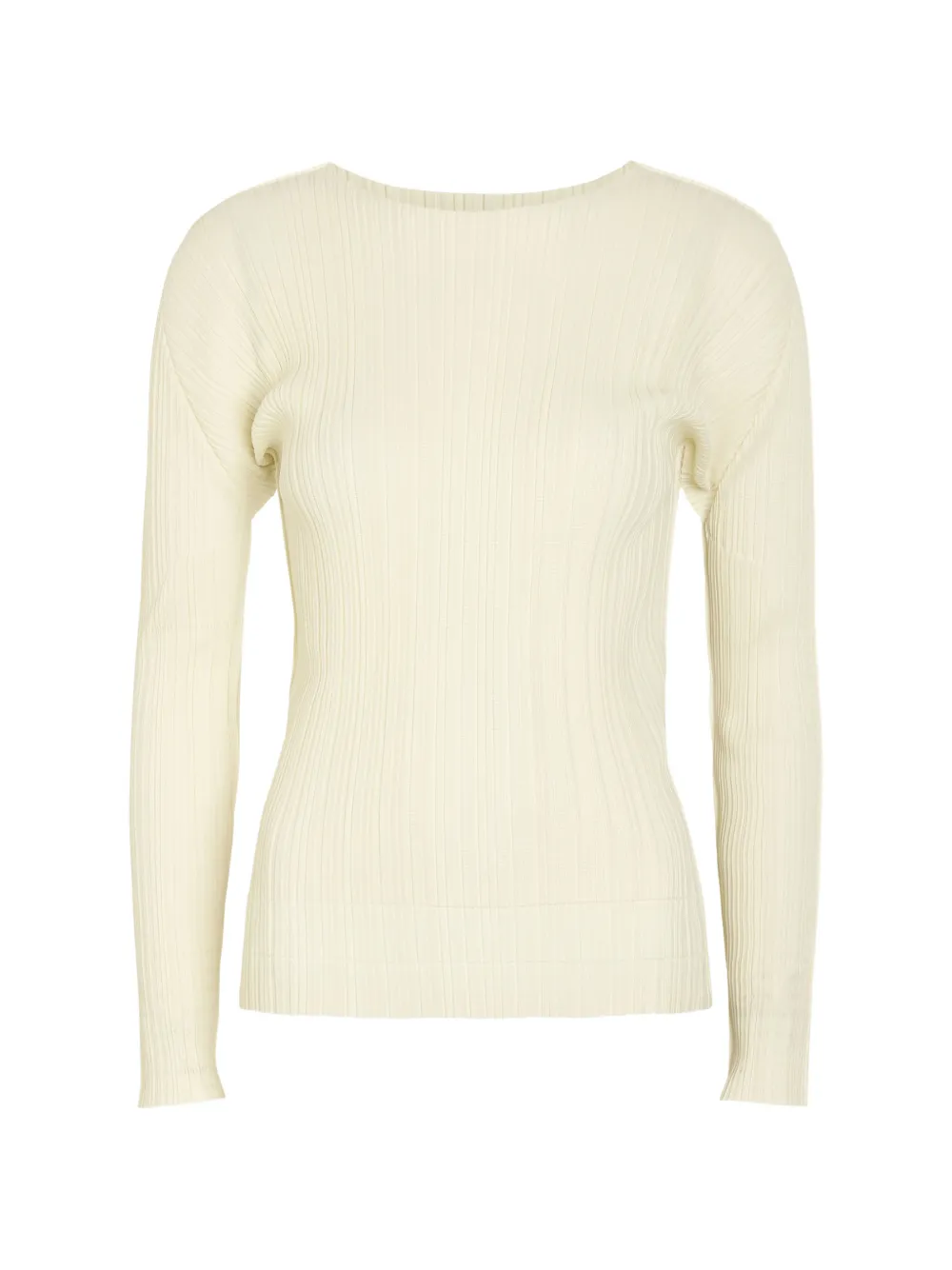 Pleats Please Issey Miyake plissé-effect long-sleeve top - Toni neutri