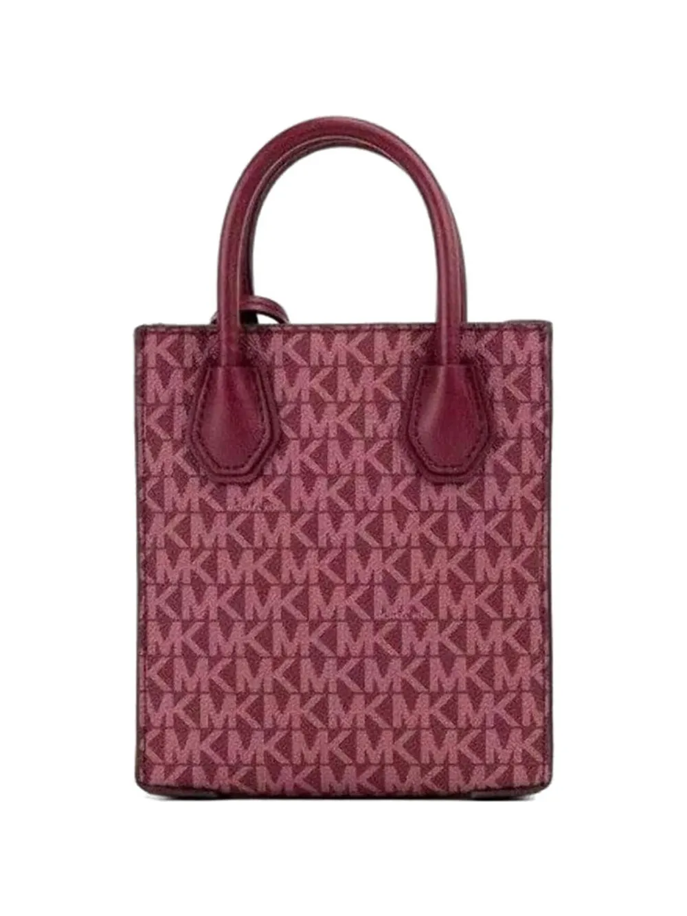 Michael Kors Kleine Mercer shopper met monogramprint Rood