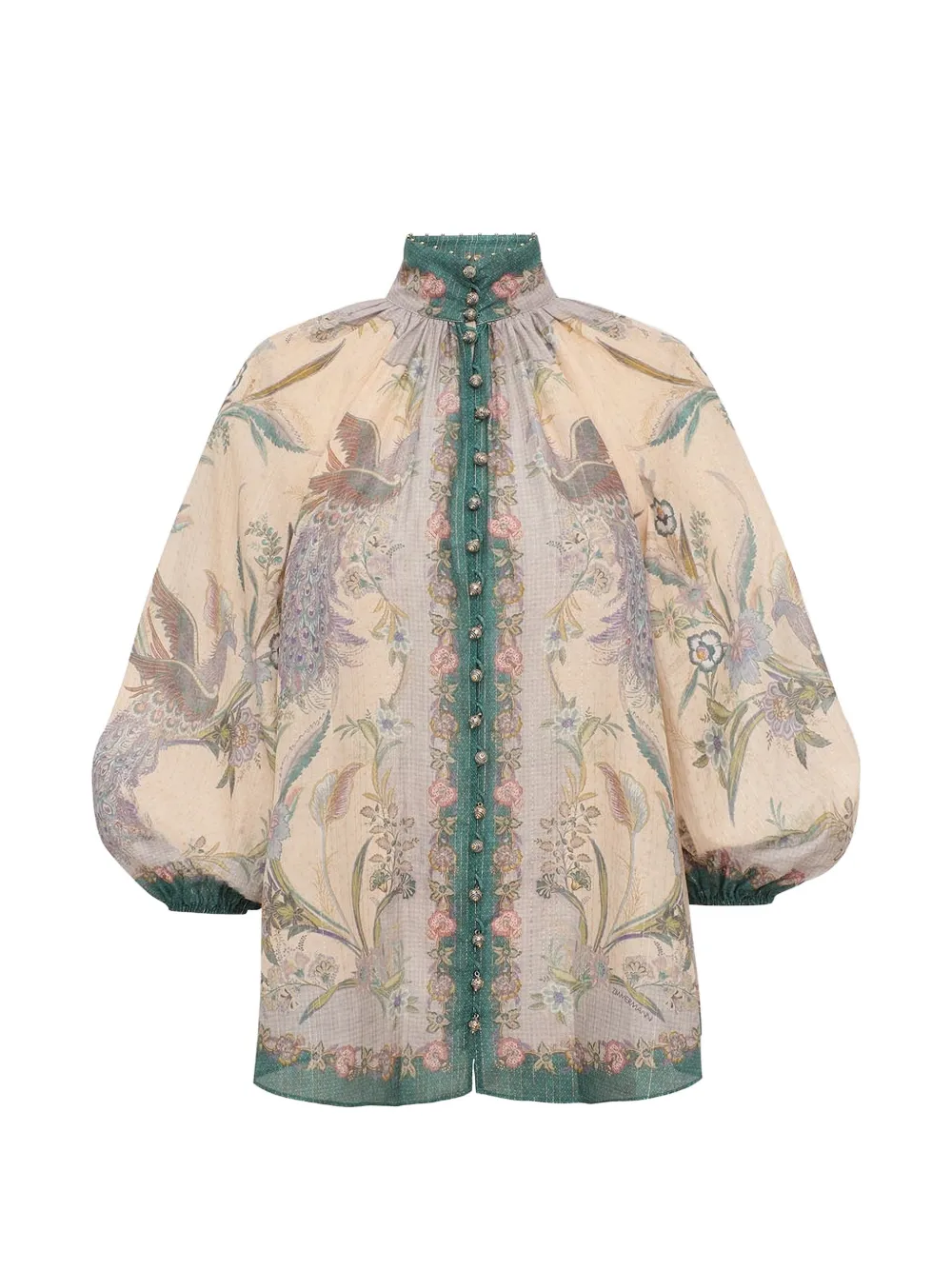 ZIMMERMANN Indra billow blouse - Toni neutri