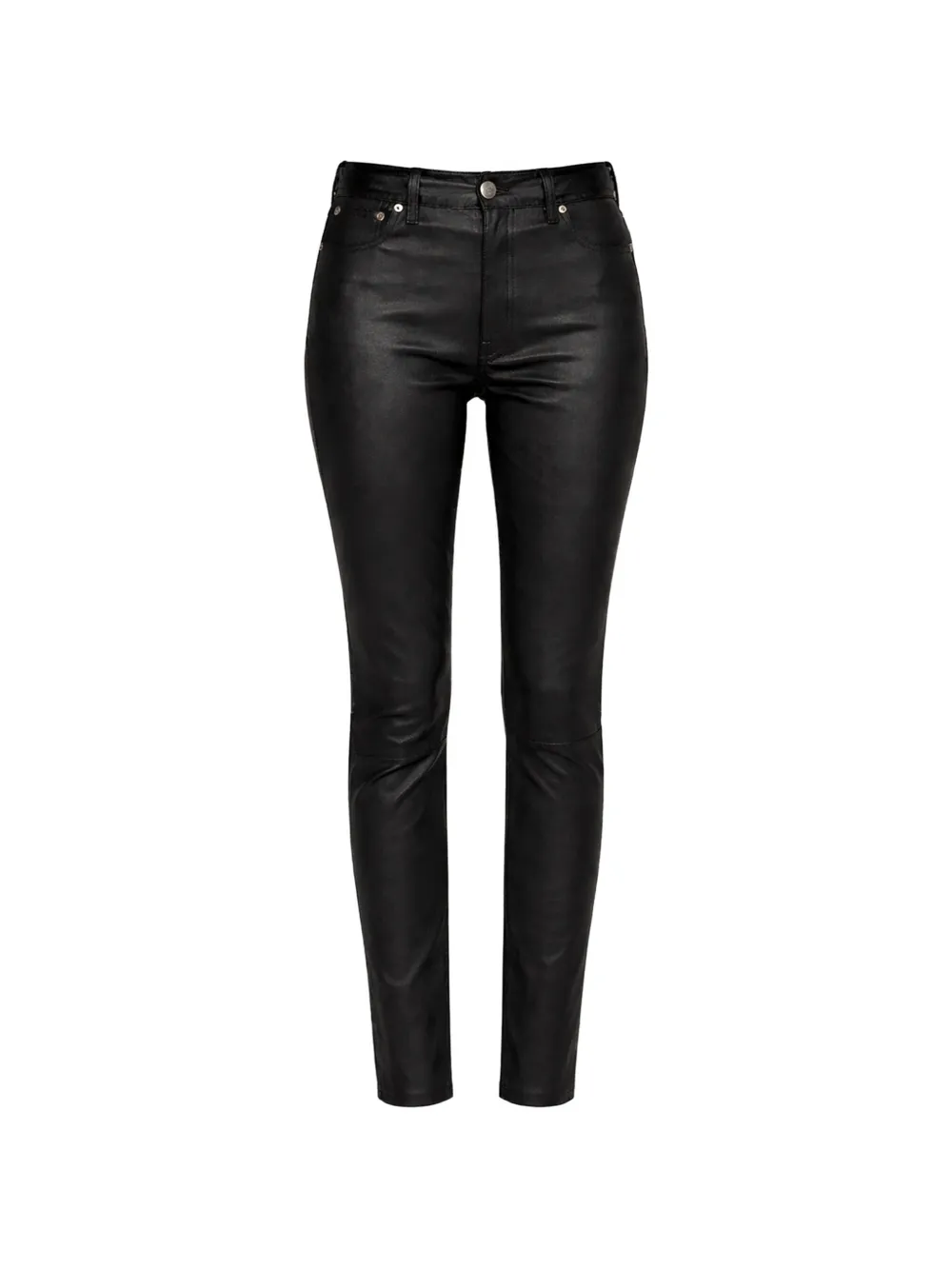 Polo Ralph Lauren coated leather trousers - Nero