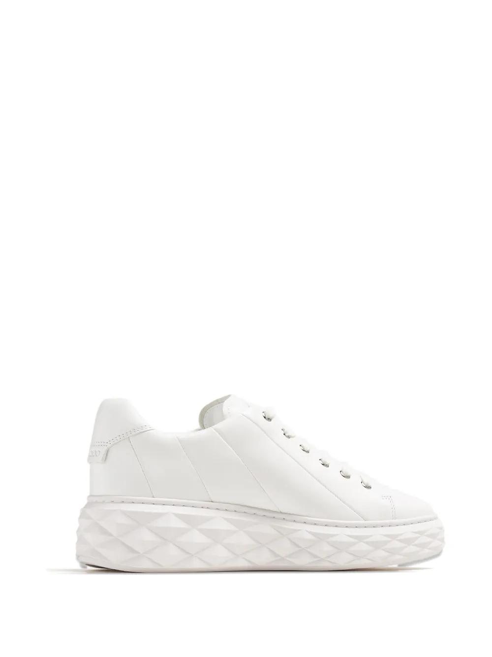 Jimmy Choo Diamond chunky sneakers met gewatteerd effect Wit