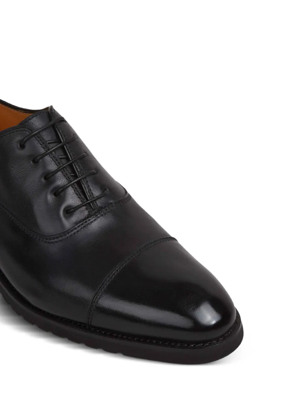 Bontoni Savoia leather shoes Zwart