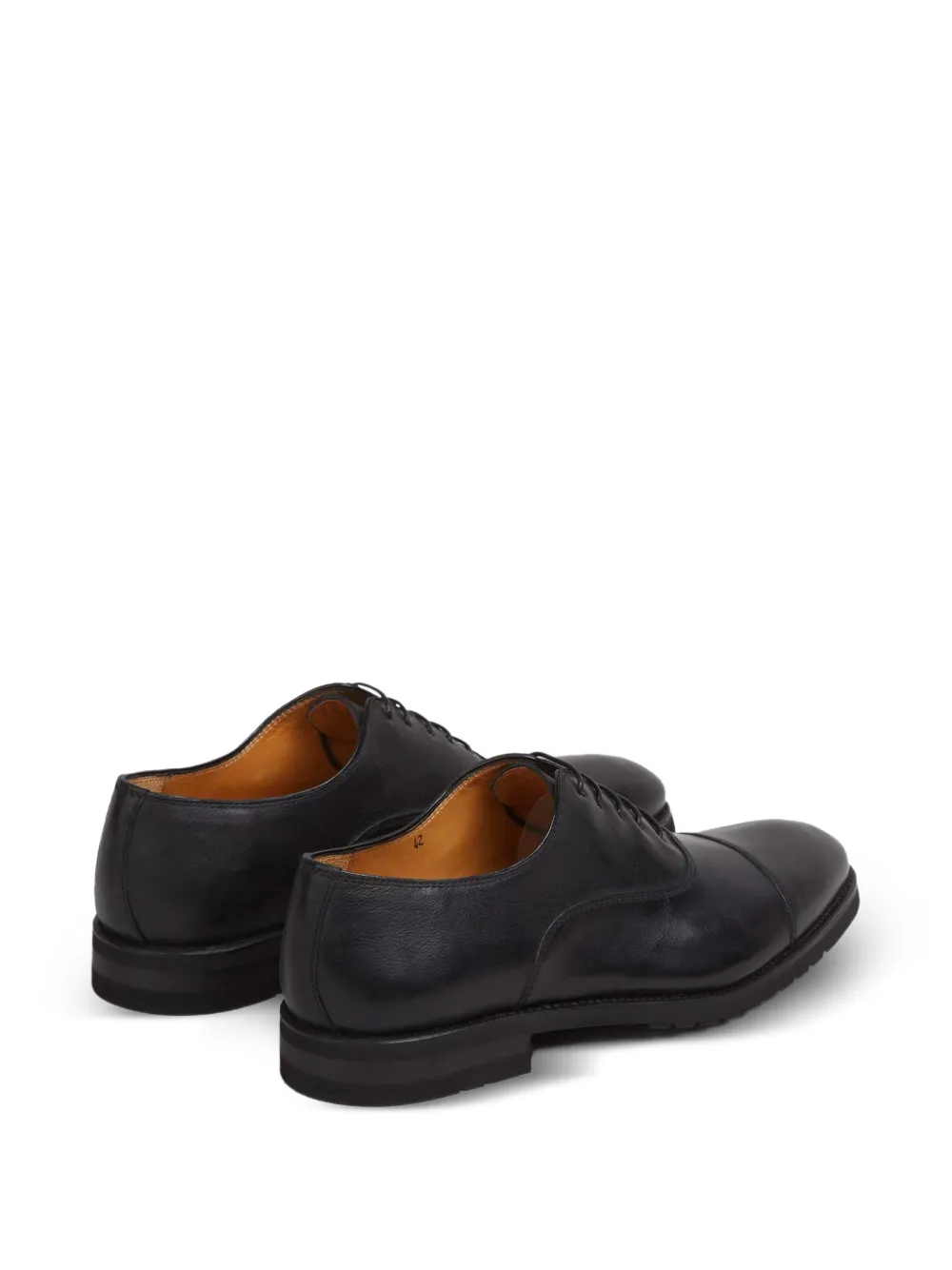 Bontoni Savoia leather shoes Zwart
