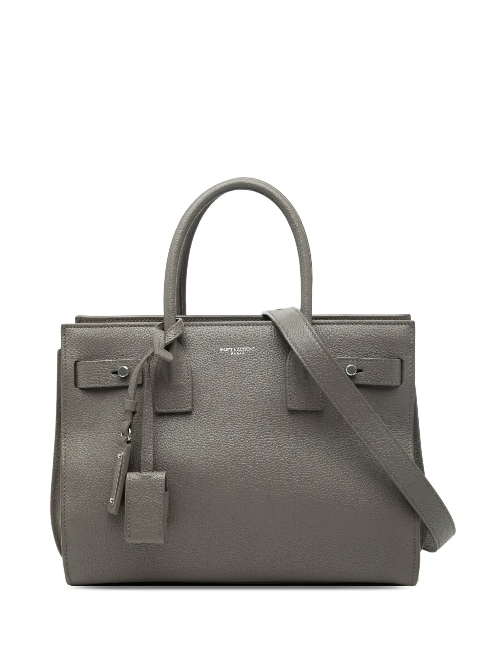 Saint Laurent Pre-Owned 2021 Baby Grained Calfskin Sac de Jour satchel - Marrone