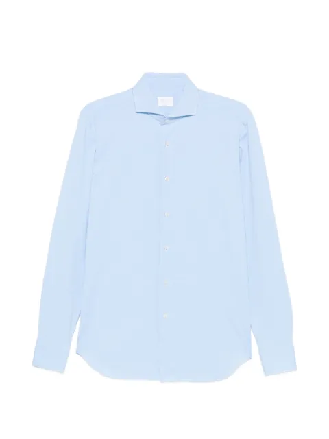 Xacus spread-collar long-sleeve shirt