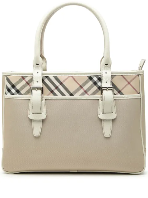 Burberry Pre-Owned 2000-2017 Nova Check Nylon tote bag