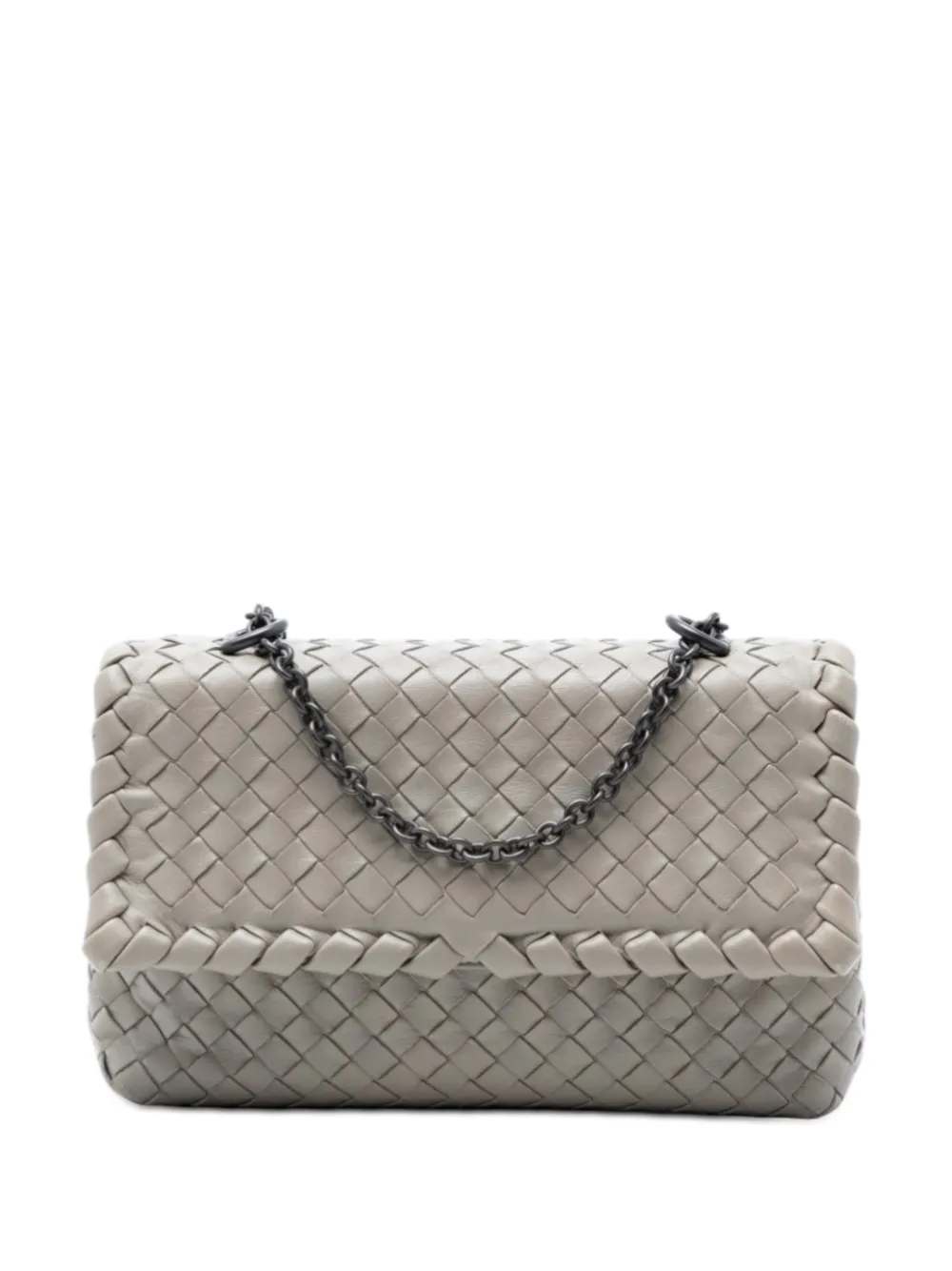 Bottega Veneta Pre-Owned 2012-2025 Baby Nappa Intrecciato Olimpia crossbody bag - Marrone