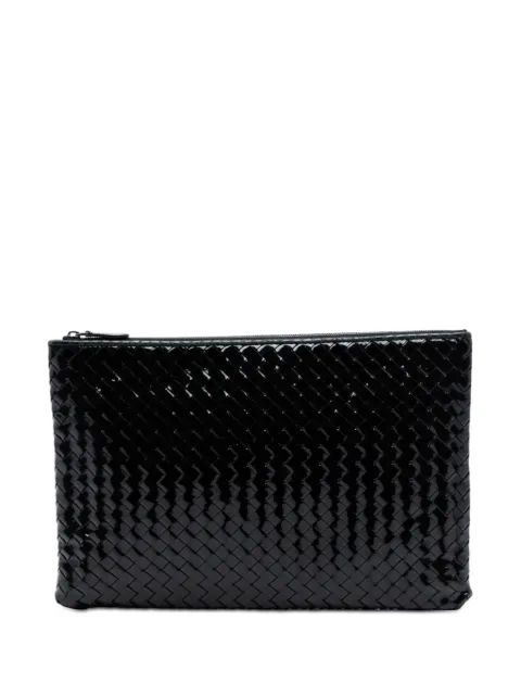 Bottega Veneta Pre-Owned 2012-2025 Patent Intrecciato clutch bag