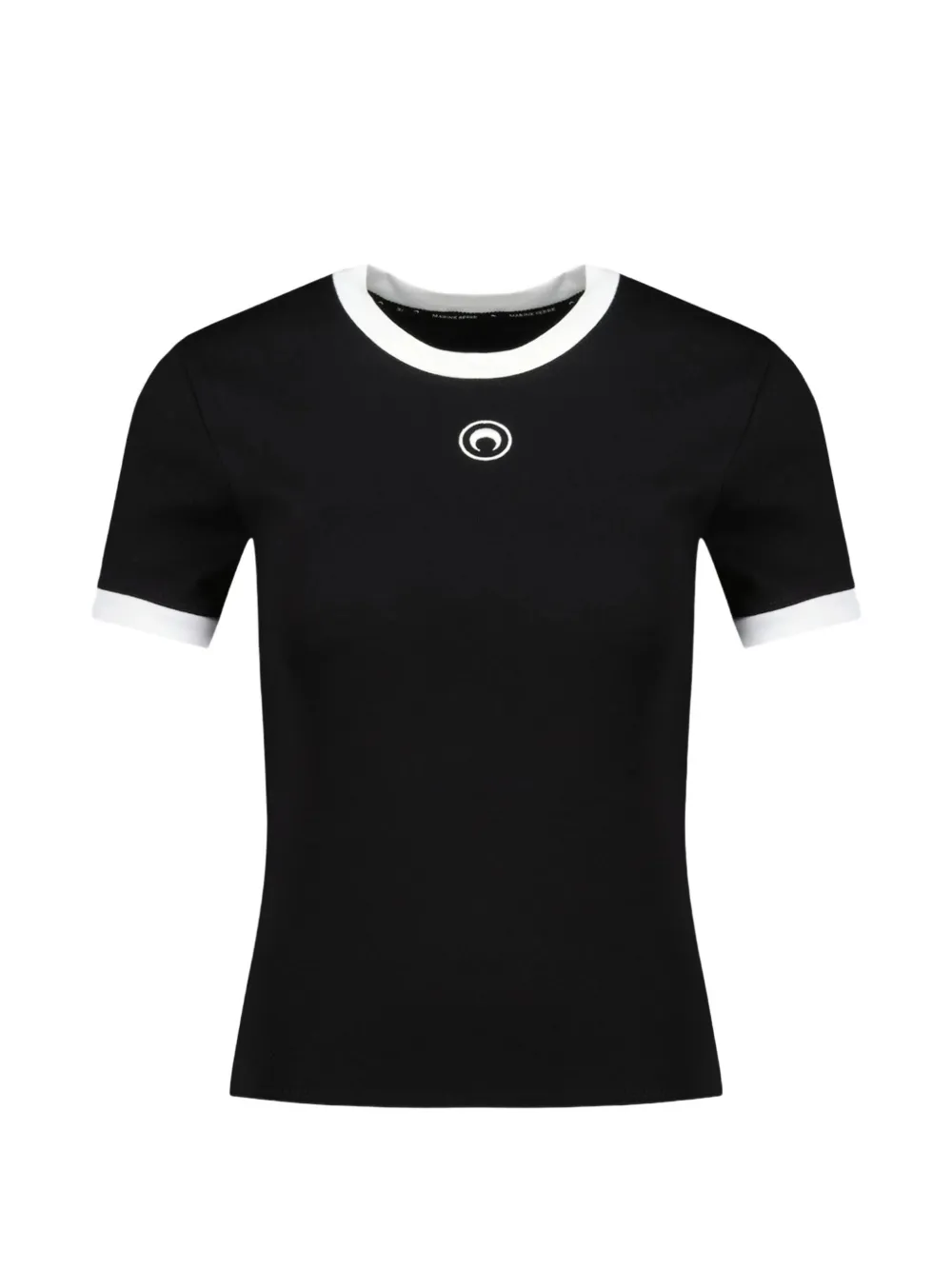 Marine Serre Moon-logo T-shirt In Black