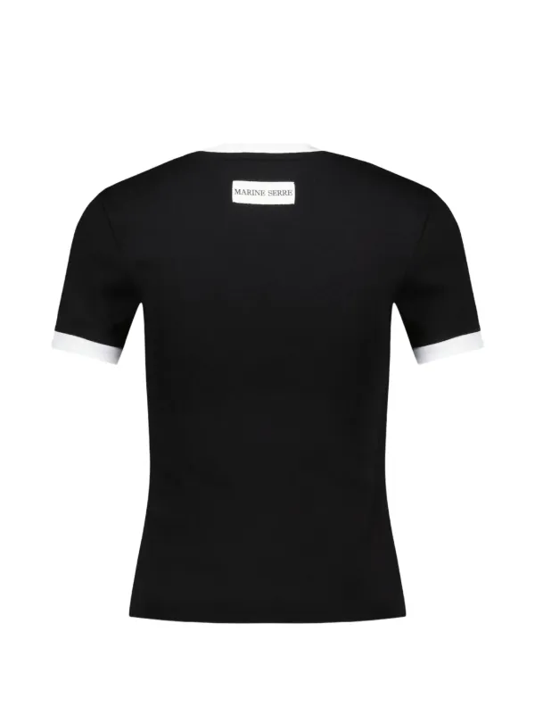 Marine Serre ムーンロゴ Tシャツ | ブラック | FARFETCH JP