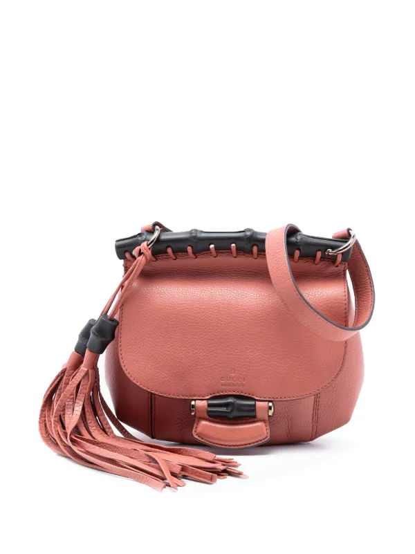 Gucci Pre-Owned 2000-2015 スモール レザー バンブー ヌーボー 