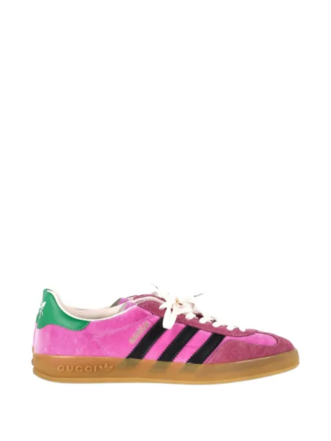 Gucci Pre-Owned x Adidas Gazelle suede sneakers