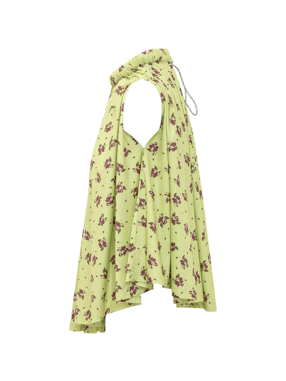 Coperni Circle top met bloemenprint Groen