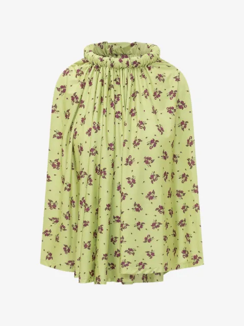 Coperni Circle floral-print top